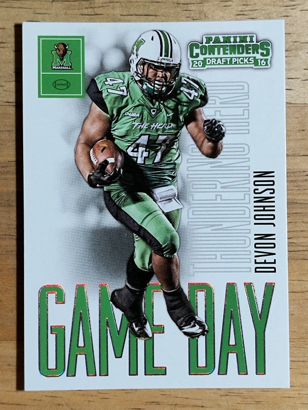 2016 Panini Contenders Draft Picks Game Day Tickets #42 Devon Johnson