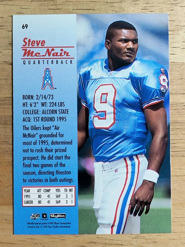 1996 SkyBox Premium #69 Steve McNair