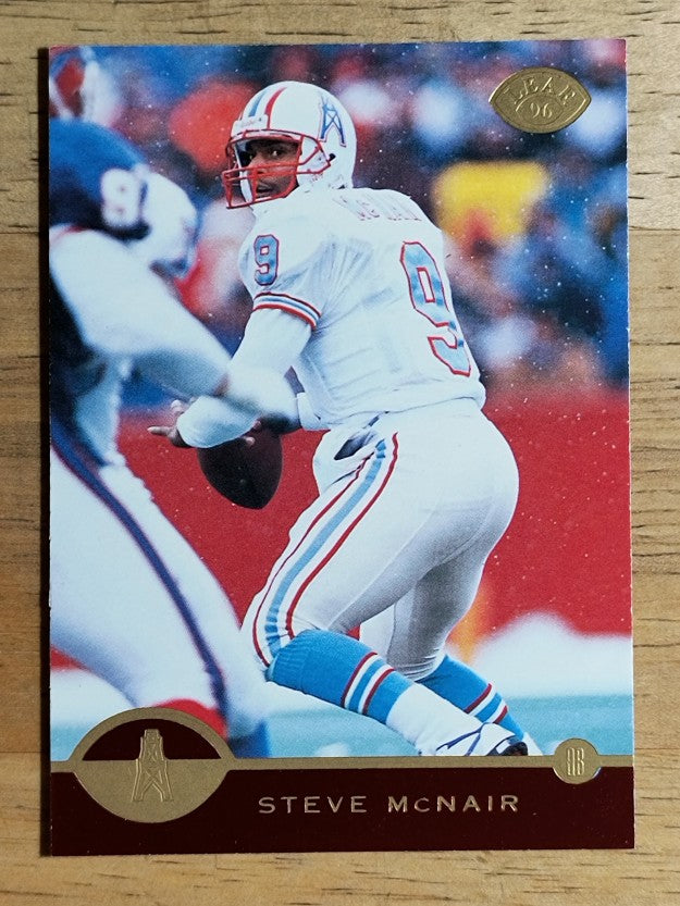 1996 Leaf Red #17 Steve McNair