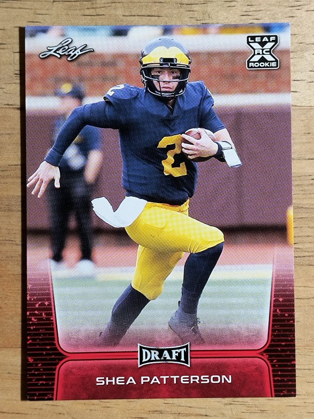 2020 Leaf Draft Red #54 Shea Patterson