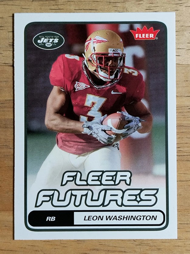 2006 Fleer #163 Leon Washington RC