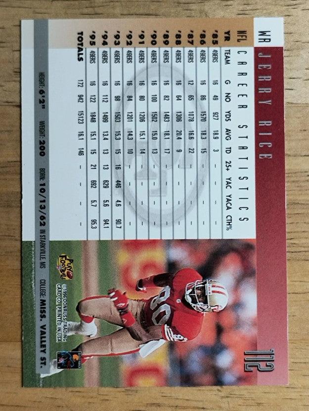 1996 Donruss #112 Jerry Rice