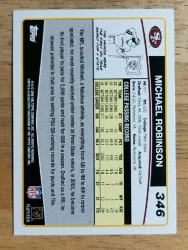 2006 Topps #346 Michael Robinson RC