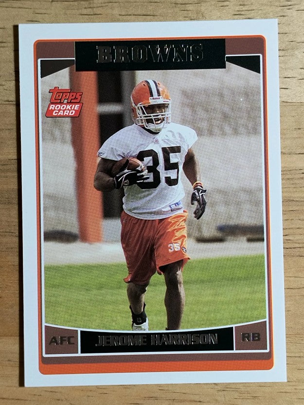 2006 Topps #376 Jerome Harrison RC