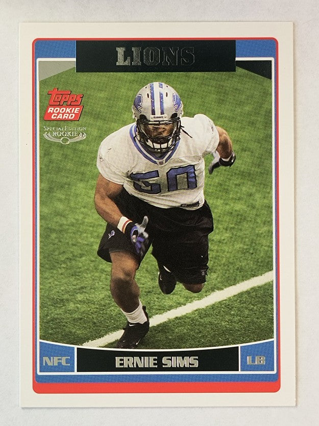 2006 Topps Special Edition Rookies #337 Ernie Sims