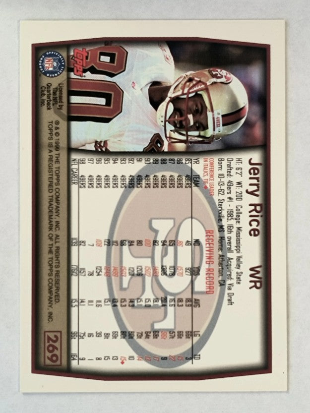 1999 Topps #269 Jerry Rice
