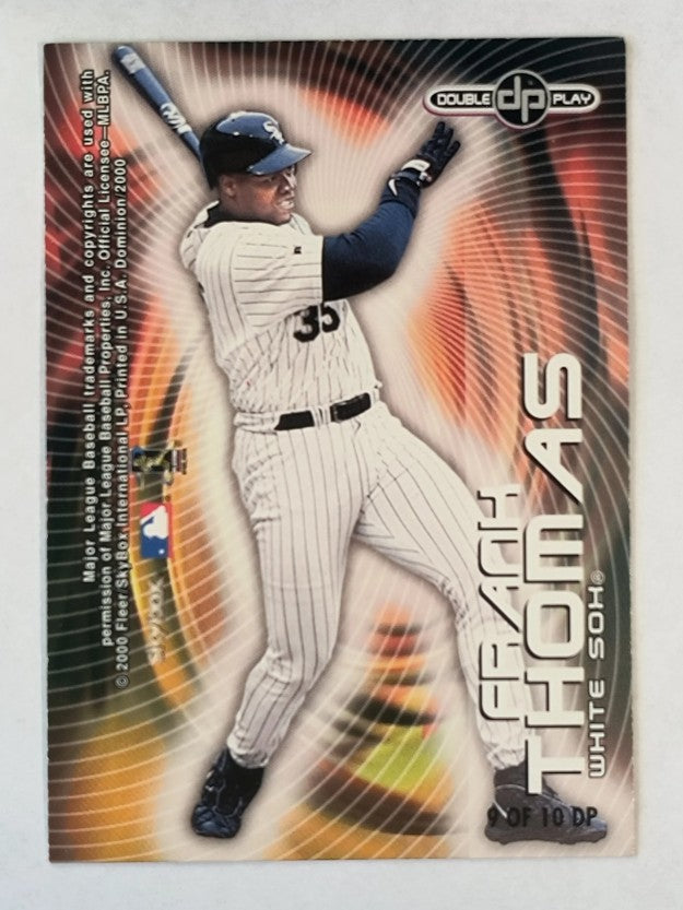 2000 SkyBox Dominion Double Play #9 Sammy Sosa/Frank Thomas