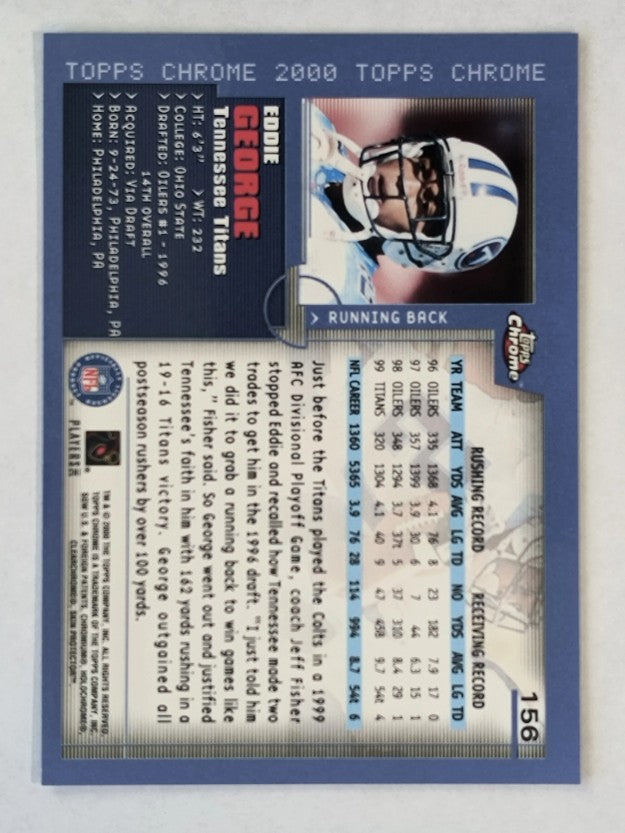 2000 Topps Chrome #156 Eddie George