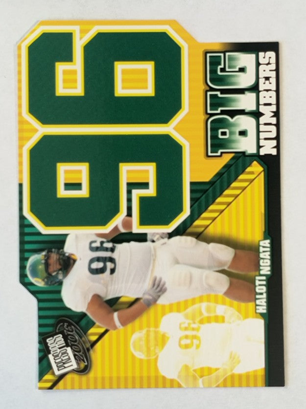 2006 Press Pass Big Numbers #BN19 Haloti Ngata
