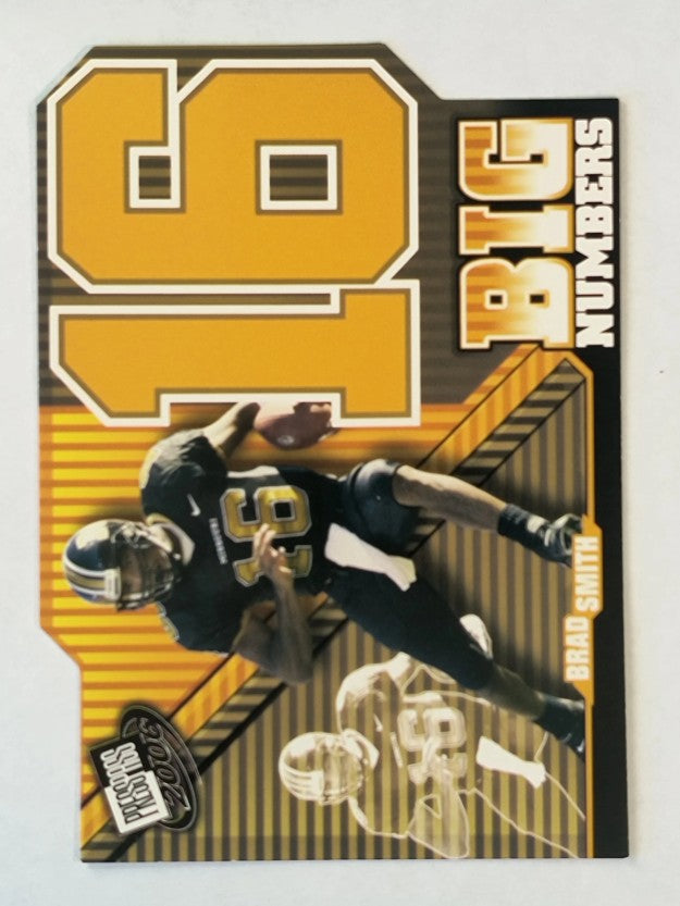 2006 Press Pass Big Numbers #BN13 Brad Smith