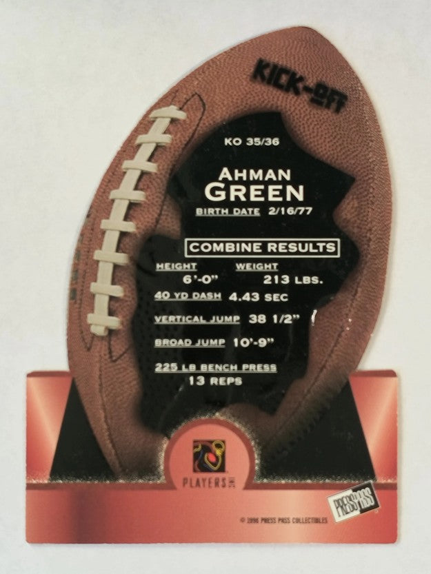 1998 Press Pass Kick-Off #KO35 Ahman Green