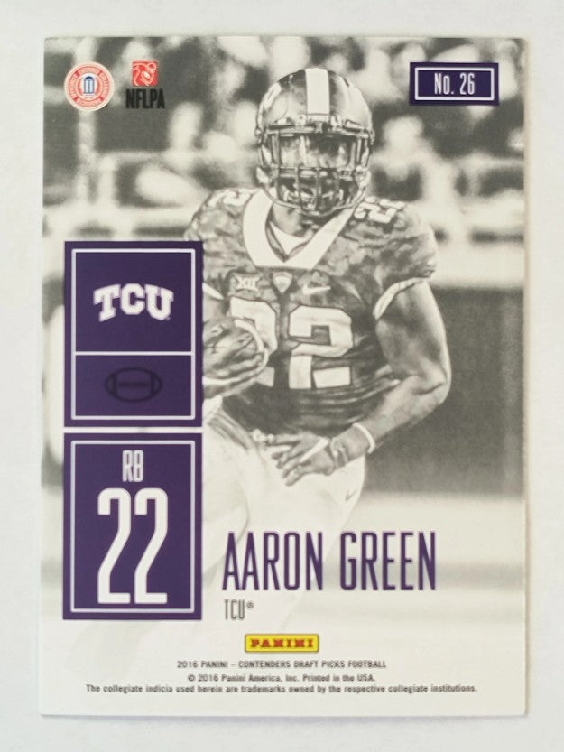 2016 Panini Contenders Draft Picks Game Day Tickets #26 Aaron Green