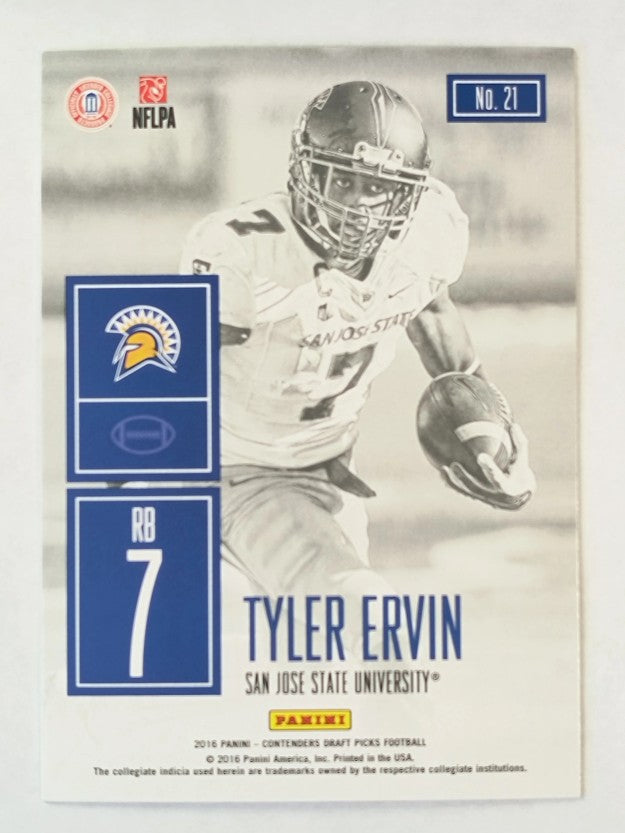 2016 Panini Contenders Draft Picks Game Day Tickets #21 Tyler Ervin
