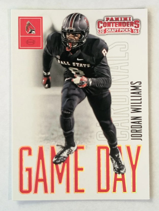 2016 Panini Contenders Draft Picks Game Day Tickets #24 Jordan Williams