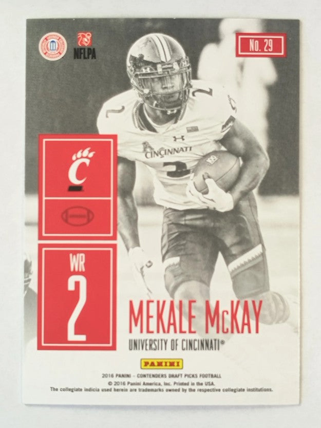 2016 Panini Contenders Draft Picks Game Day Tickets #29 Mekale McKay