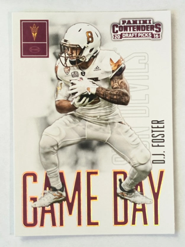 2016 Panini Contenders Draft Picks Game Day Tickets #43 D.J. Foster