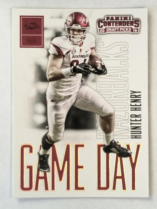 2016 Panini Contenders Draft Picks Game Day Tickets #13 Hunter Henry