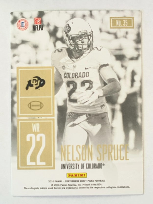 2016 Panini Contenders Draft Picks Game Day Tickets #35 Nelson Spruce