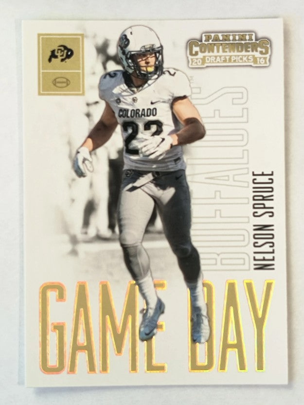2016 Panini Contenders Draft Picks Game Day Tickets #35 Nelson Spruce