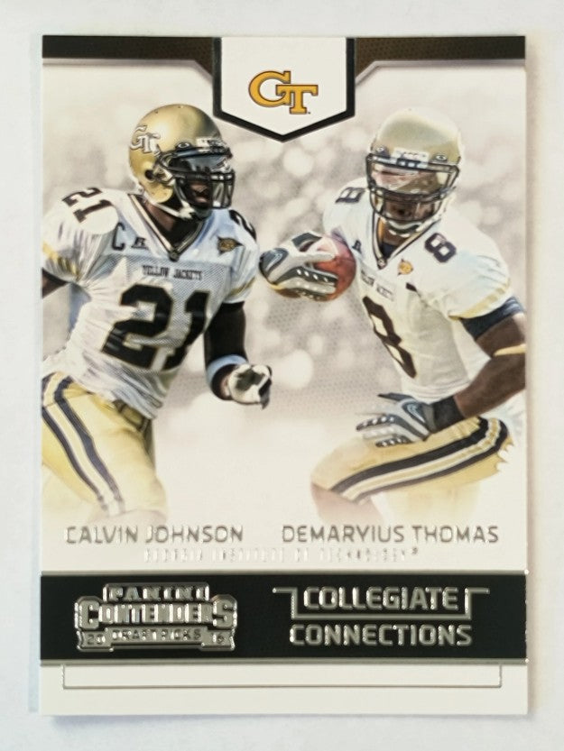 2016 Contenders Draft Collegiate Connections #8 Calvin Johnson/Demaryius Thomas