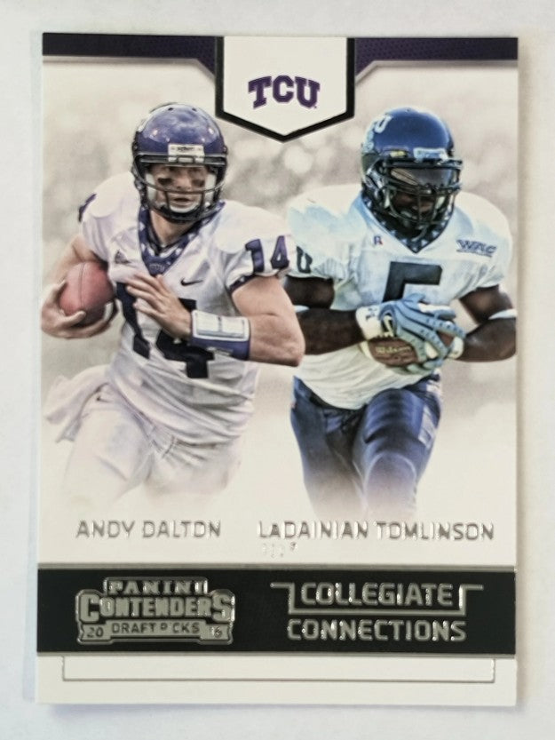2016 Contenders Draft Collegiate Connections #20 LaDainian Tomlinson/Andy Dalton