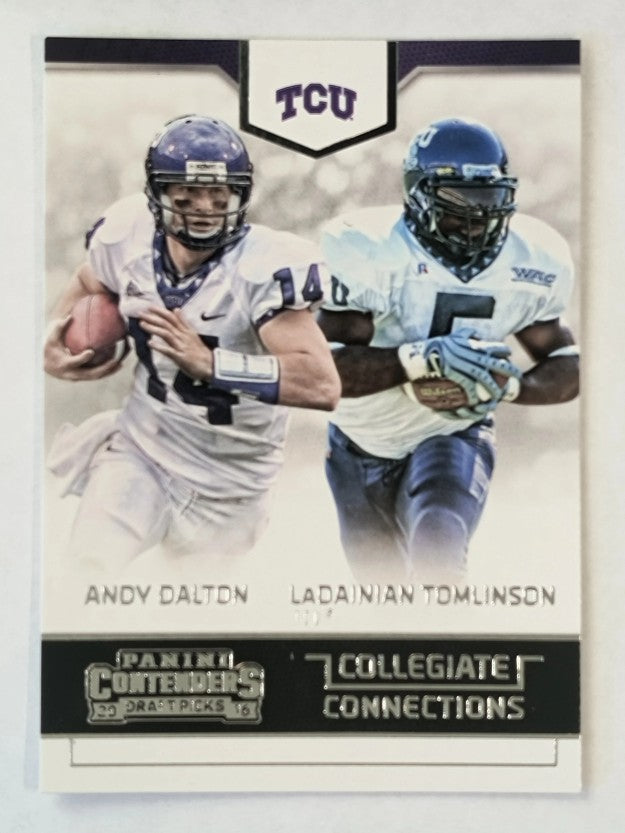 2016 Contenders Draft Collegiate Connections #20 LaDainian Tomlinson/Andy Dalton