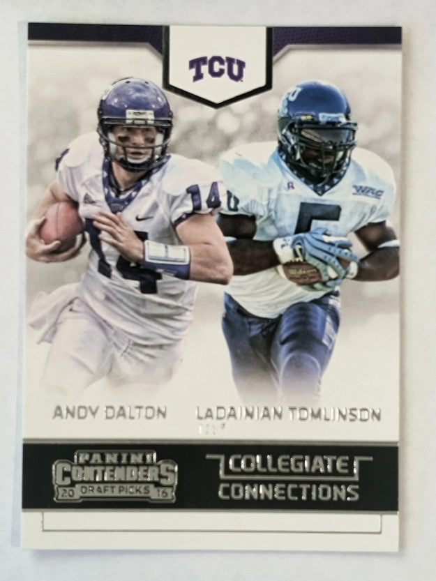2016 Contenders Draft Collegiate Connections #20 LaDainian Tomlinson/Andy Dalton