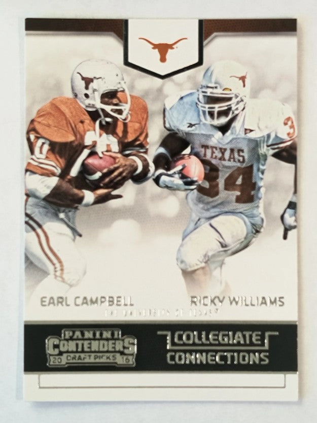 2016 Contenders Draft Picks Collegiate Connections Earl Campbell/Ricky Williams