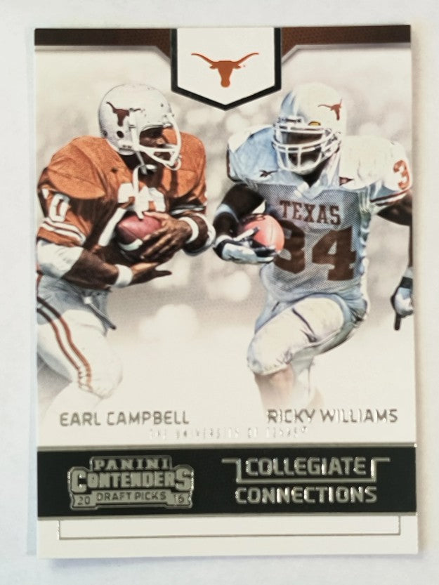 2016 Contenders Draft Picks Collegiate Connections Earl Campbell/Ricky Williams