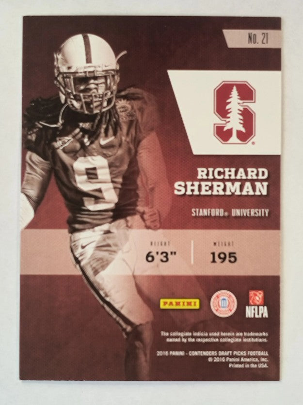 2016 Panini Contenders Draft Picks Class Reunion #21 Richard Sherman