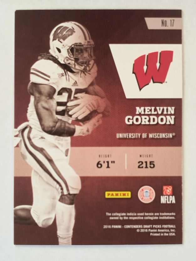 2016 Panini Contenders Draft Picks Class Reunion #17 Melvin Gordon