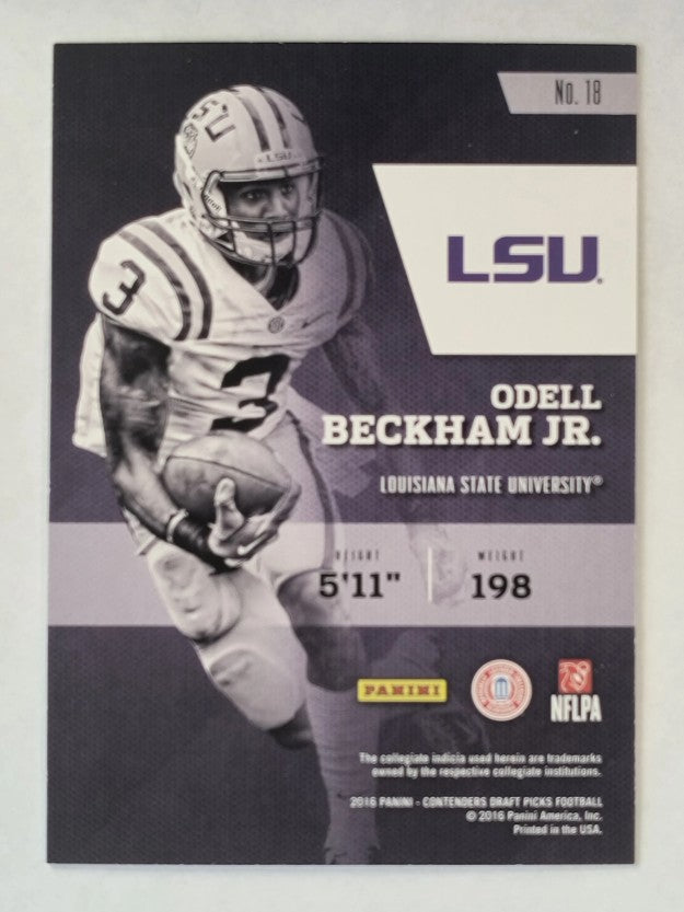 2016 Panini Contenders Draft Picks Class Reunion #18 Odell Beckham Jr.