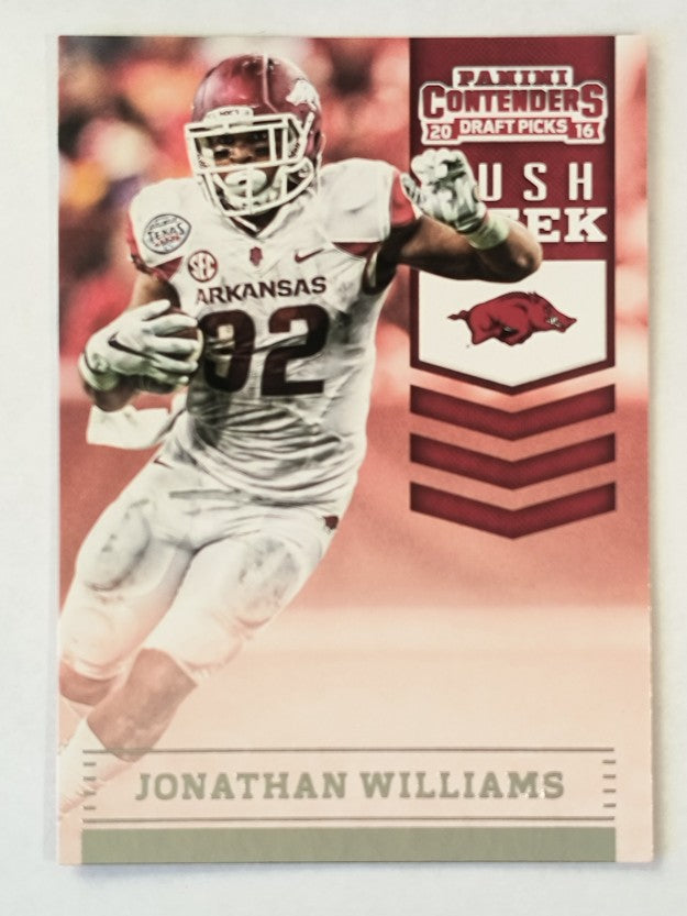 2016 Panini Contenders Draft Picks Rush Week #16 Jonathan Williams