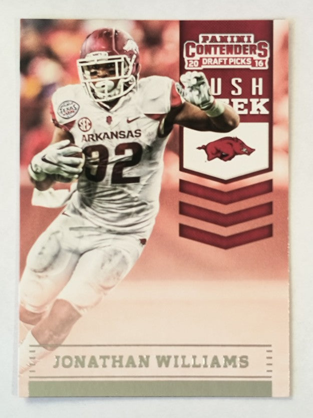 2016 Panini Contenders Draft Picks Rush Week #16 Jonathan Williams