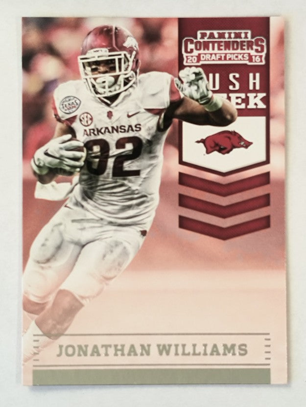 2016 Panini Contenders Draft Picks Rush Week #16 Jonathan Williams