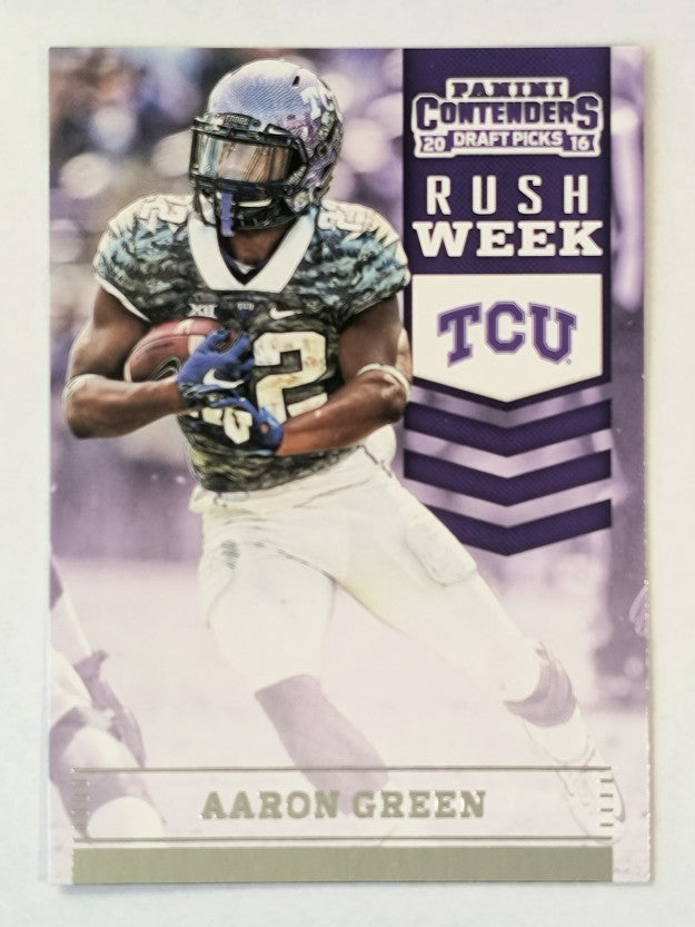 2016 Panini Contenders Draft Picks Rush Week #5 Aaron Green