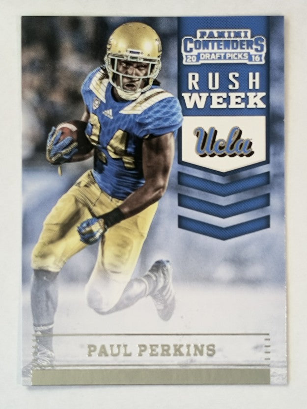 2016 Panini Contenders Draft Picks Rush Week #3 Paul Perkins