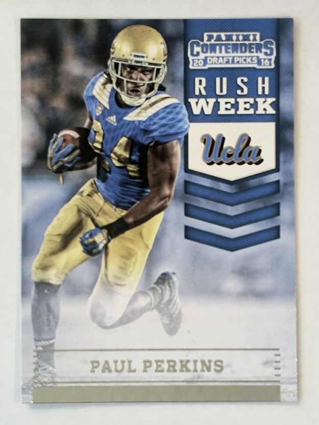 2016 Panini Contenders Draft Picks Rush Week #3 Paul Perkins