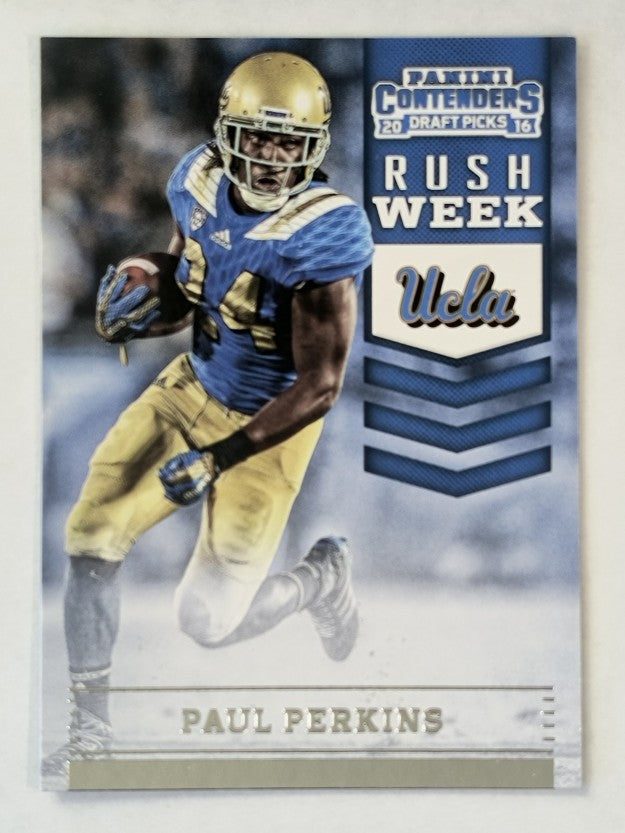 2016 Panini Contenders Draft Picks Rush Week #3 Paul Perkins