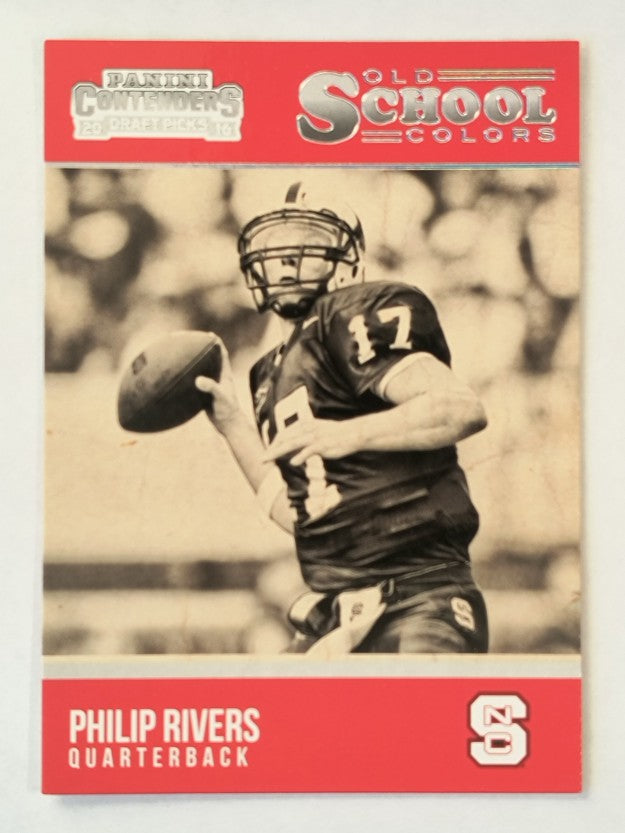 2016 Panini Contenders Draft Picks Old School Colors #20 Philip Rivers