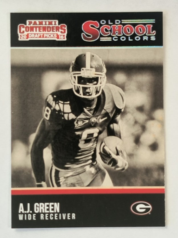 2016 Panini Contenders Draft Picks Old School Colors #1 A.J. Green