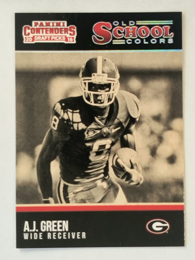 2016 Panini Contenders Draft Picks Old School Colors #1 A.J. Green