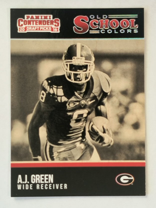 2016 Panini Contenders Draft Picks Old School Colors #1 A.J. Green