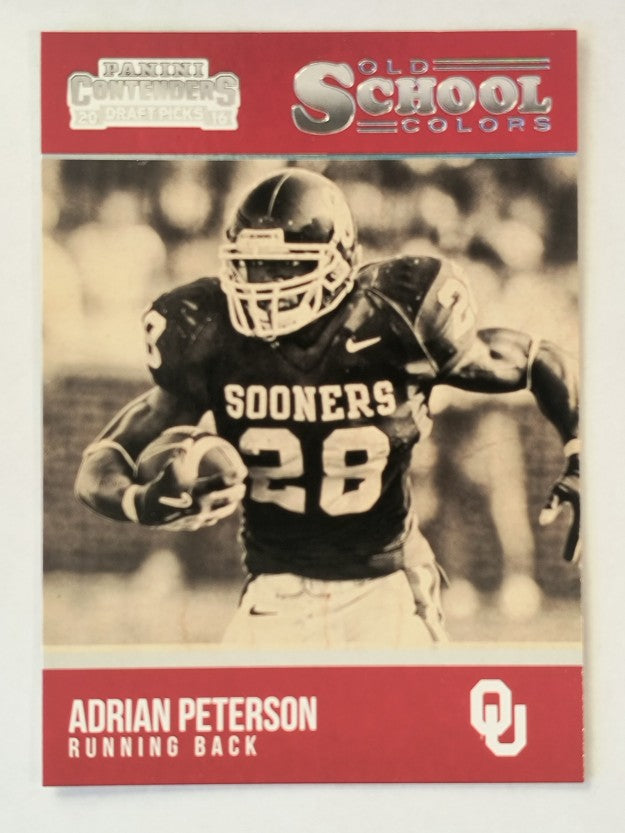 2016 Panini Contenders Draft Picks Old School Colors #3 Adrian Peterson