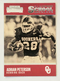 2016 Panini Contenders Draft Picks Old School Colors #3 Adrian Peterson