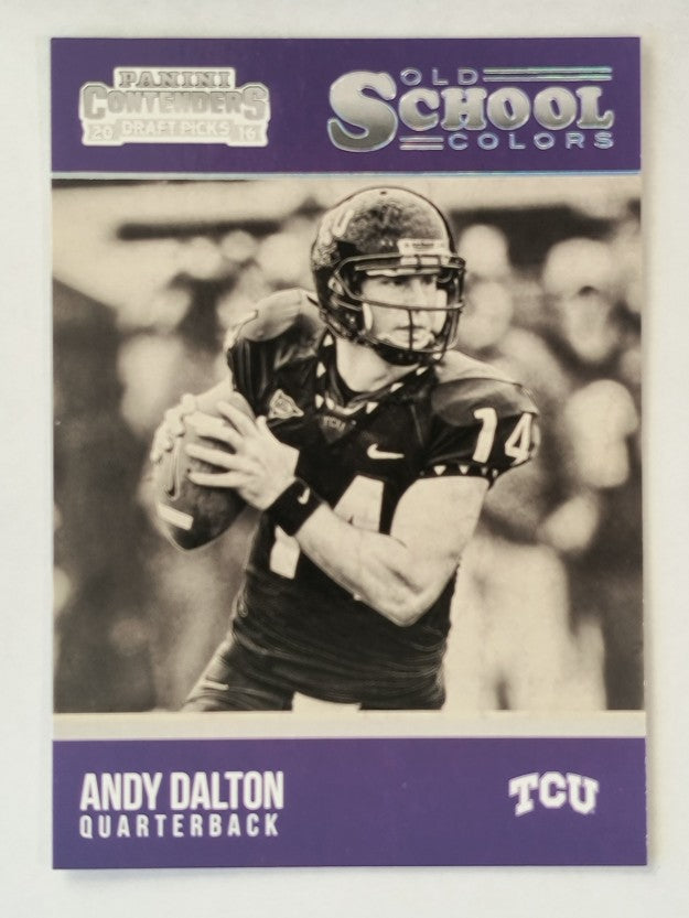 2016 Panini Contenders Draft Picks Old School Colors #6 Andy Dalton