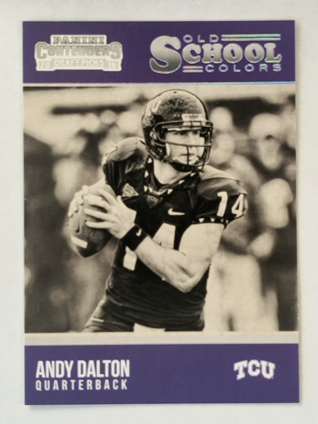 2016 Panini Contenders Draft Picks Old School Colors #6 Andy Dalton