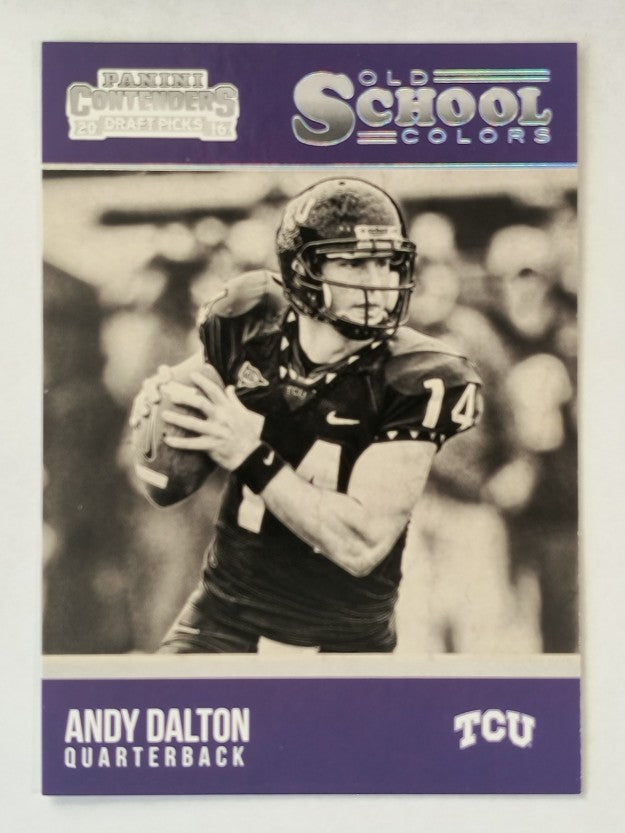 2016 Panini Contenders Draft Picks Old School Colors #6 Andy Dalton