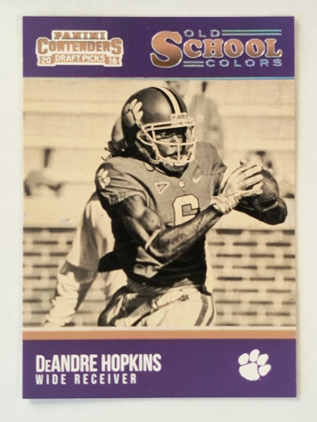 2016 Panini Contenders Draft Picks Old School Colors #8 DeAndre Hopkins