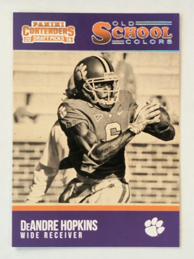 2016 Panini Contenders Draft Picks Old School Colors #8 DeAndre Hopkins